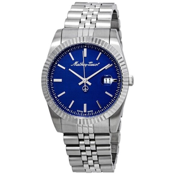 FX02967B NWT Mathey-Tissot Fashion Men's Quartz Steel Authentic Watch - Picture 1 of 3